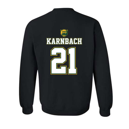 Baylor - NCAA Acrobatics & Tumbling : Cassandra Karnbach - National Champions Shersey Crewneck Sweatshirt-1