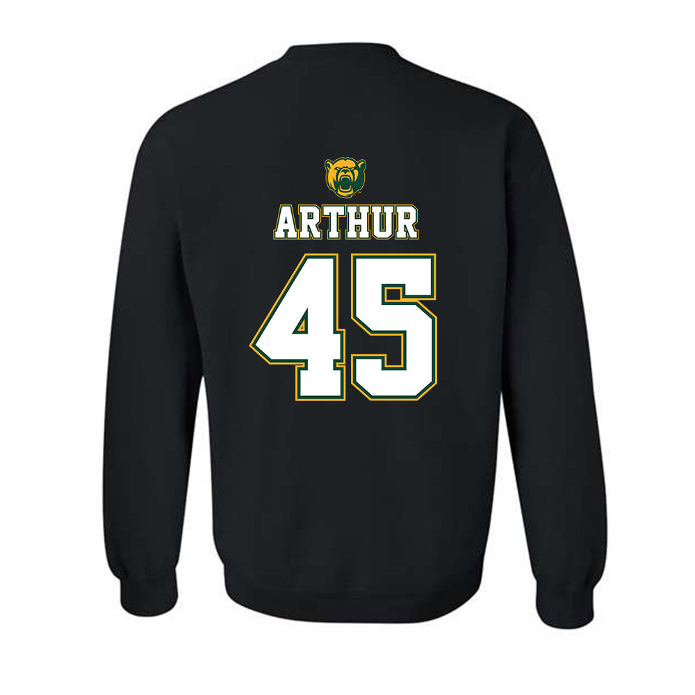 Baylor - NCAA Acrobatics & Tumbling : Mo Arthur - National Champions Shersey Crewneck Sweatshirt-1