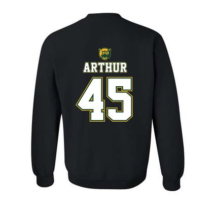 Baylor - NCAA Acrobatics & Tumbling : Mo Arthur - National Champions Shersey Crewneck Sweatshirt-1