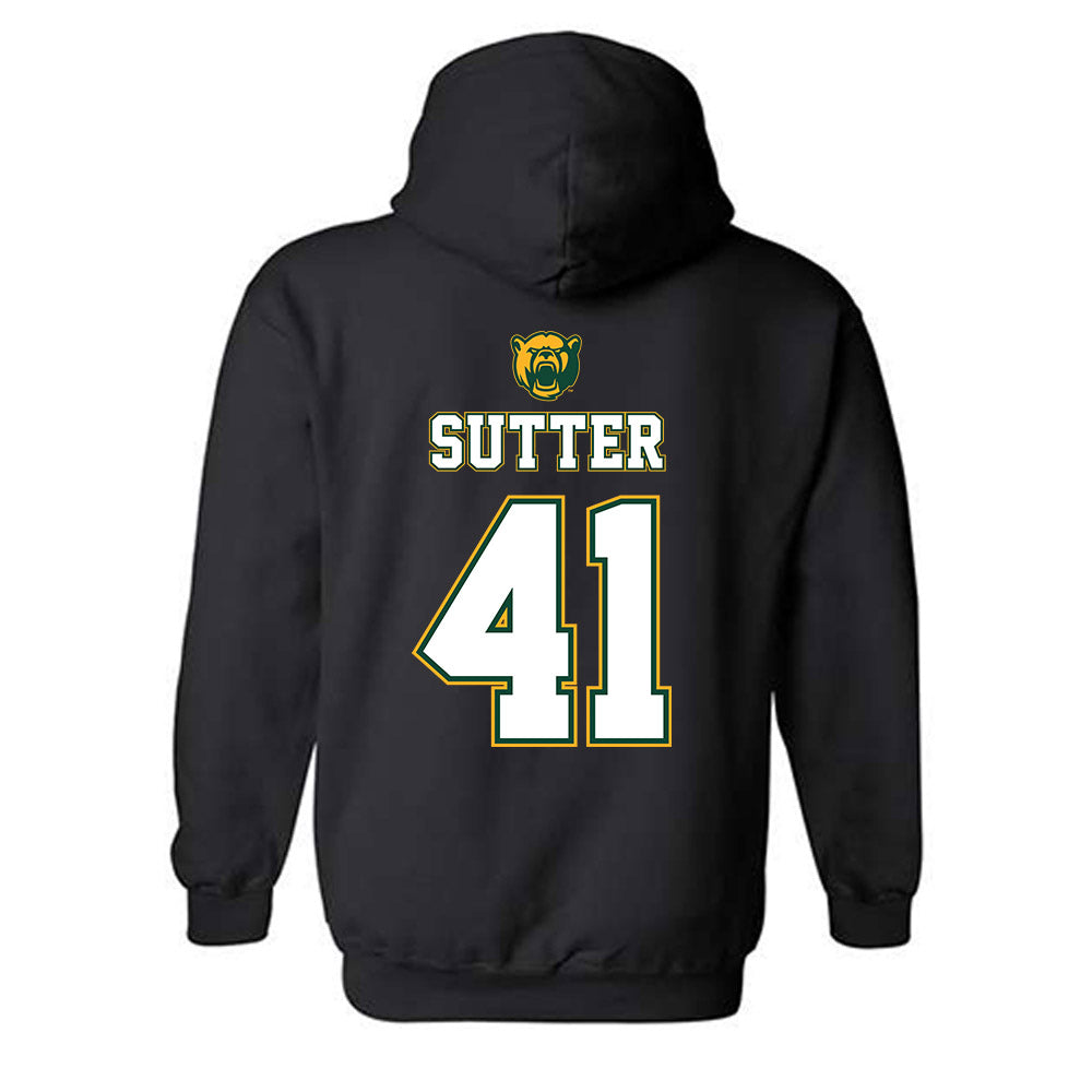 Baylor - NCAA Acrobatics & Tumbling : Josie Sutter - National Champions Shersey Hooded Sweatshirt-1