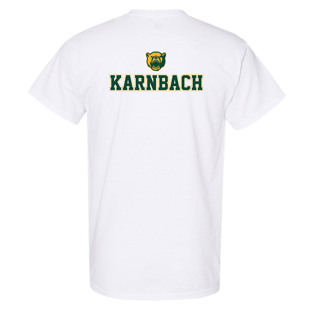 Baylor - NCAA Acrobatics & Tumbling : Cassandra Karnbach - National Champions Shersey T-Shirt-1