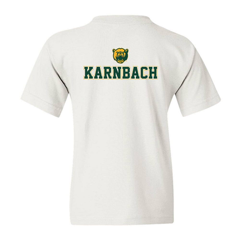 Baylor - NCAA Acrobatics & Tumbling : Cassandra Karnbach - National Champions Shersey Youth T-Shirt-1