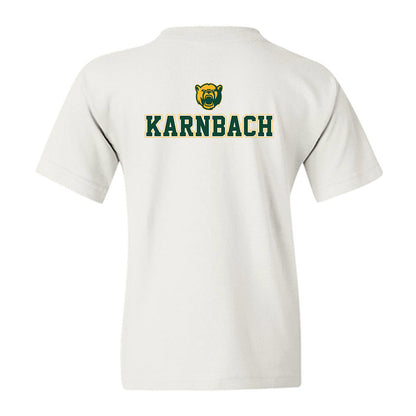 Baylor - NCAA Acrobatics & Tumbling : Cassandra Karnbach - National Champions Shersey Youth T-Shirt-1