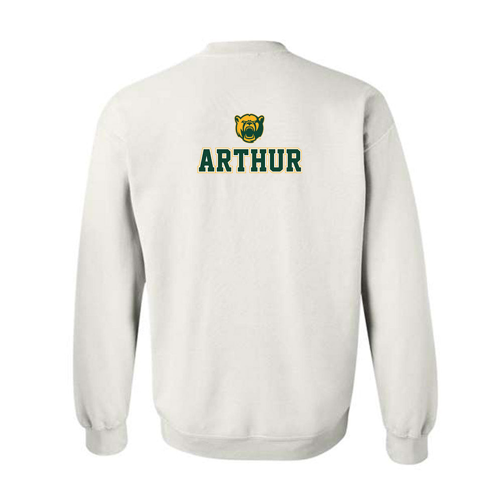 Baylor - NCAA Acrobatics & Tumbling : Mo Arthur - National Champions Shersey Crewneck Sweatshirt-1