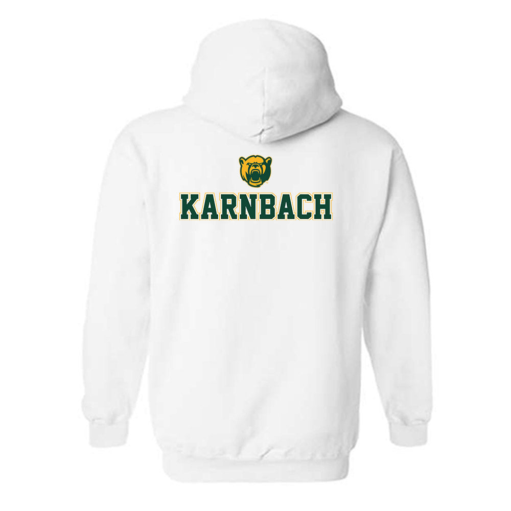 Baylor - NCAA Acrobatics & Tumbling : Cassandra Karnbach - National Champions Shersey Hooded Sweatshirt-1