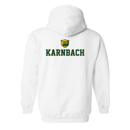Baylor - NCAA Acrobatics & Tumbling : Cassandra Karnbach - National Champions Shersey Hooded Sweatshirt-1