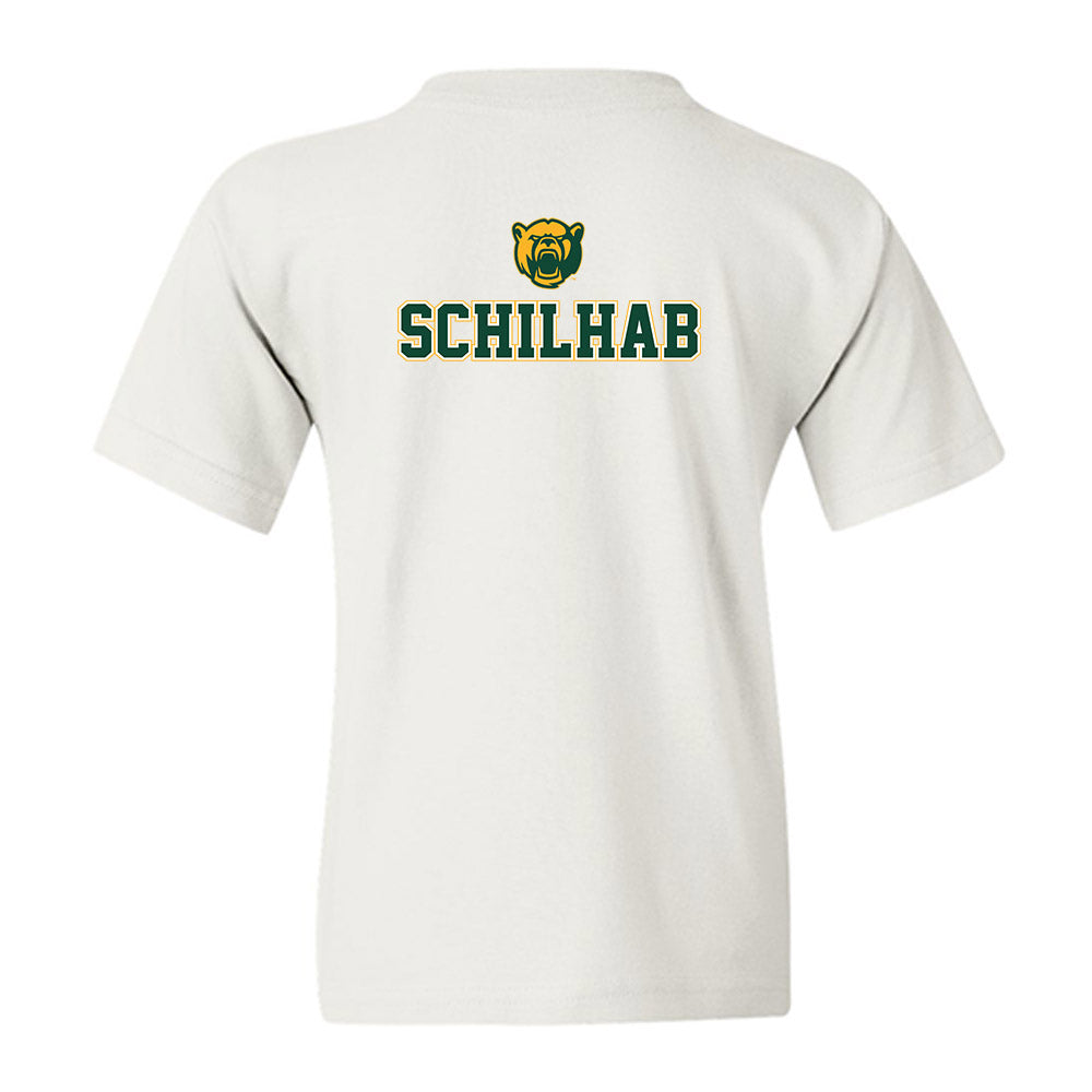 Baylor - NCAA Acrobatics & Tumbling : Kensey Schilhab - National Champions Shersey Youth T-Shirt-1