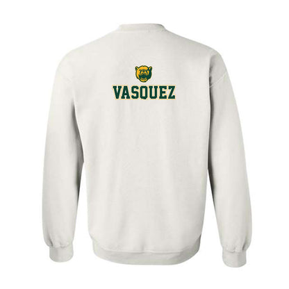 Baylor - NCAA Acrobatics & Tumbling : Makayla Vasquez - National Champions Shersey Crewneck Sweatshirt-1