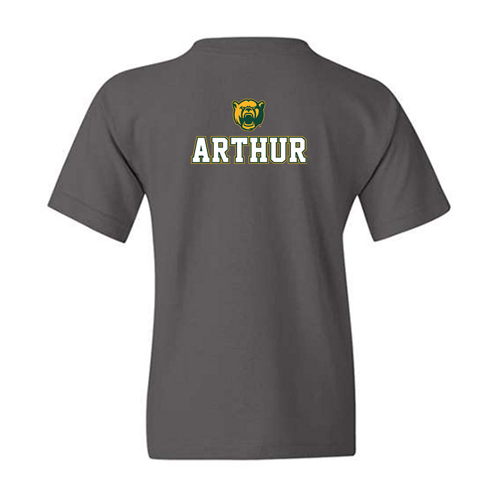 Baylor - NCAA Acrobatics & Tumbling : Mo Arthur - National Champs Shersey Youth T-Shirt-1