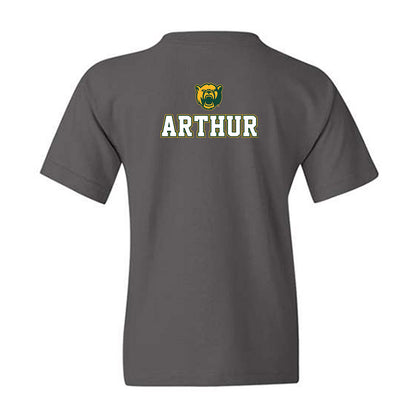 Baylor - NCAA Acrobatics & Tumbling : Mo Arthur - National Champs Shersey Youth T-Shirt-1
