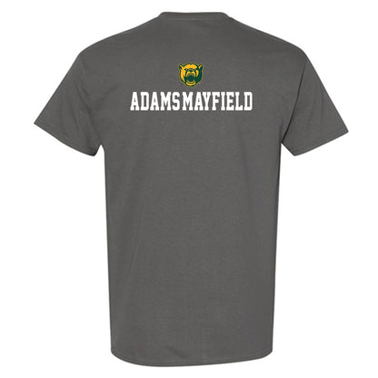 Baylor - NCAA Acrobatics & Tumbling : Aaliyah Adams-Mayfield - National Champs Shersey T-Shirt-1