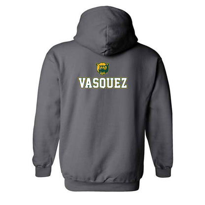 Baylor - NCAA Acrobatics & Tumbling : Makayla Vasquez - National Champs Shersey Hooded Sweatshirt-1