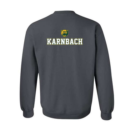 Baylor - NCAA Acrobatics & Tumbling : Cassandra Karnbach - National Champs Shersey Crewneck Sweatshirt-1