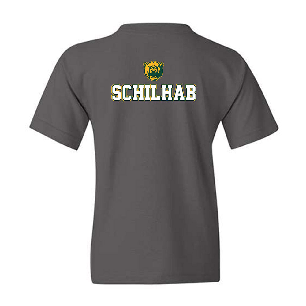Baylor - NCAA Acrobatics & Tumbling : Kensey Schilhab - National Champs Shersey Youth T-Shirt-1