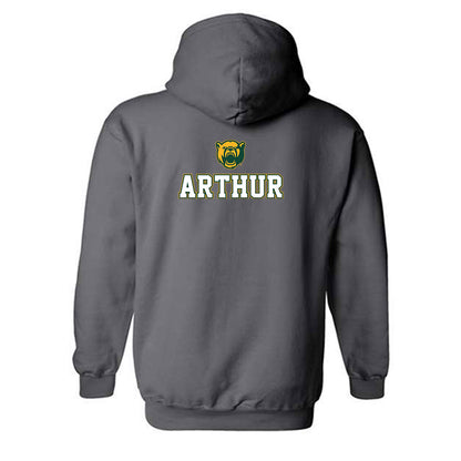 Baylor - NCAA Acrobatics & Tumbling : Mo Arthur - National Champs Shersey Hooded Sweatshirt-1
