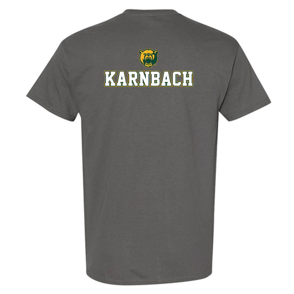 Baylor - NCAA Acrobatics & Tumbling : Cassandra Karnbach - National Champs Shersey T-Shirt-1