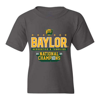 Baylor - NCAA Acrobatics & Tumbling : Ellie LaNeve - National Champs Shersey Youth T-Shirt-0