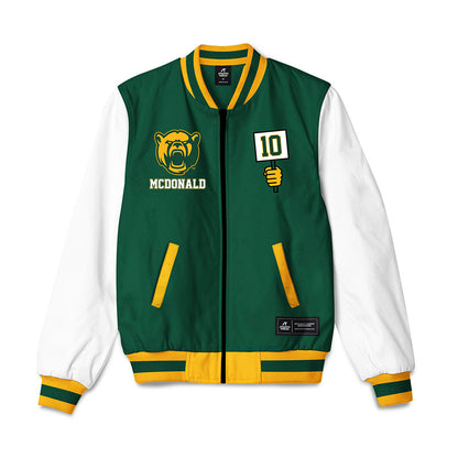 Baylor - NCAA Acrobatics & Tumbling : Leavy McDonald - National Champs Bomber Jacket-0