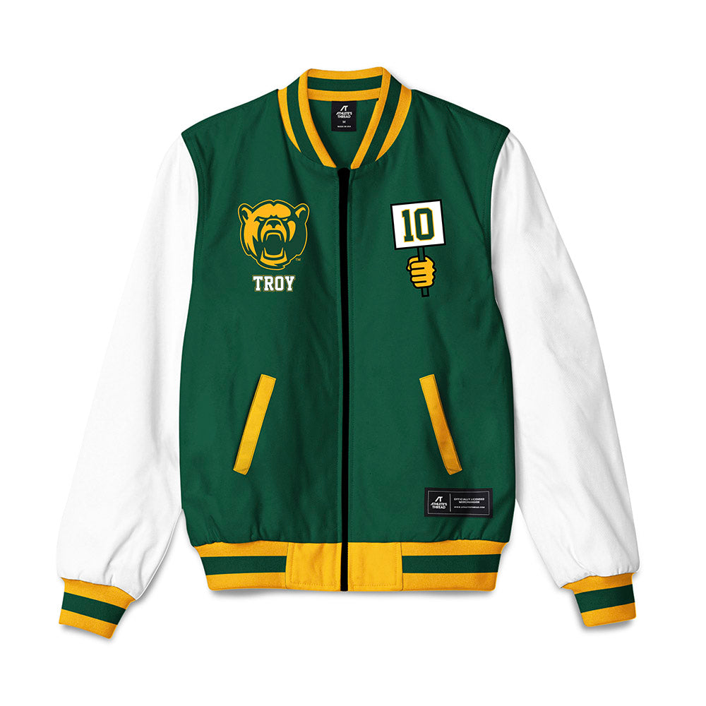 Baylor - NCAA Acrobatics & Tumbling : Ava Troy - National Champs Bomber Jacket-0