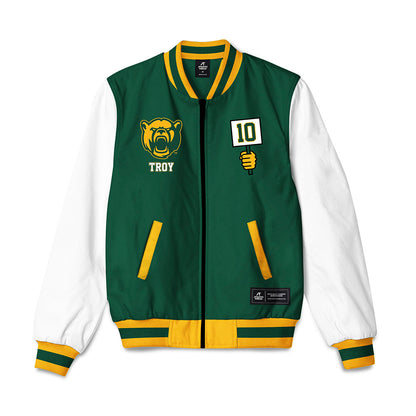 Baylor - NCAA Acrobatics & Tumbling : Ava Troy - National Champs Bomber Jacket-0