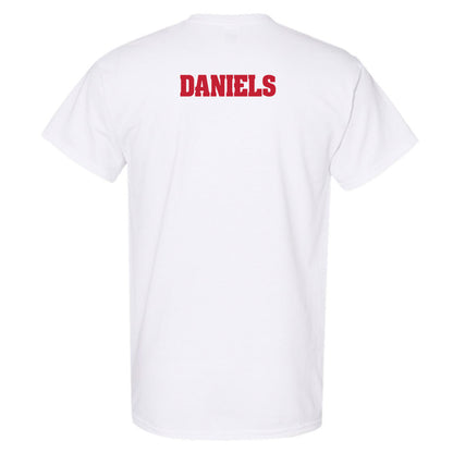 Wisconsin - NCAA Men's Swimming & Diving : Lucas Daniels - Classic Shersey T-Shirt-1