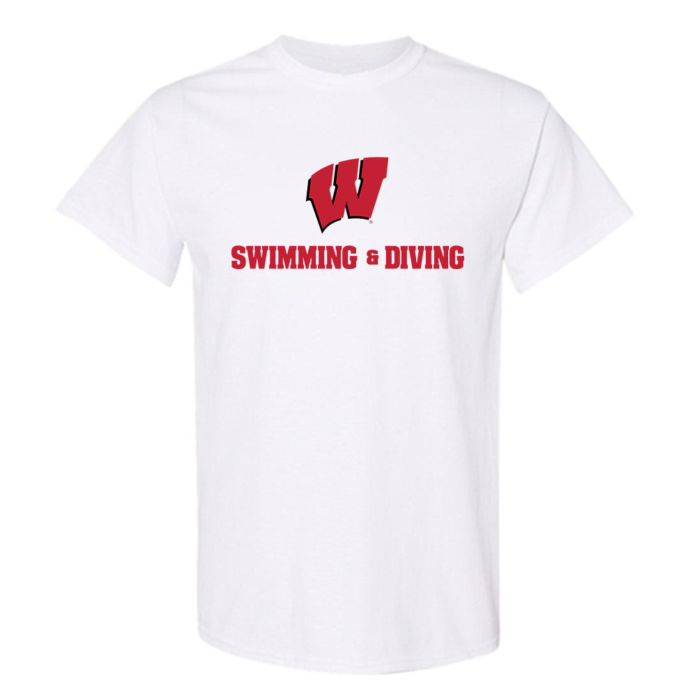 Wisconsin - NCAA Men's Swimming & Diving : Lucas Daniels - Classic Shersey T-Shirt-0
