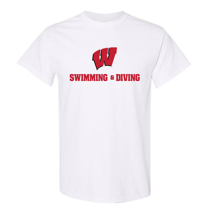 Wisconsin - NCAA Men's Swimming & Diving : Lucas Daniels - Classic Shersey T-Shirt-0