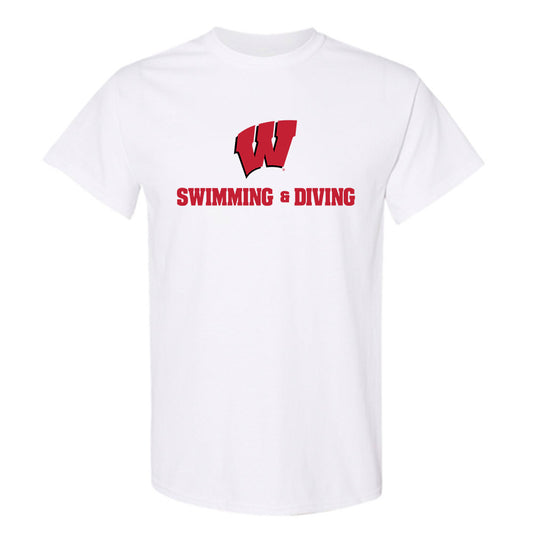 Wisconsin - NCAA Men's Swimming & Diving : Lucas Daniels - Classic Shersey T-Shirt-0