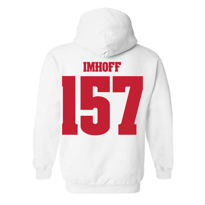 Wisconsin - NCAA Wrestling : Tyson Imhoff - Classic Shersey Hooded Sweatshirt-1