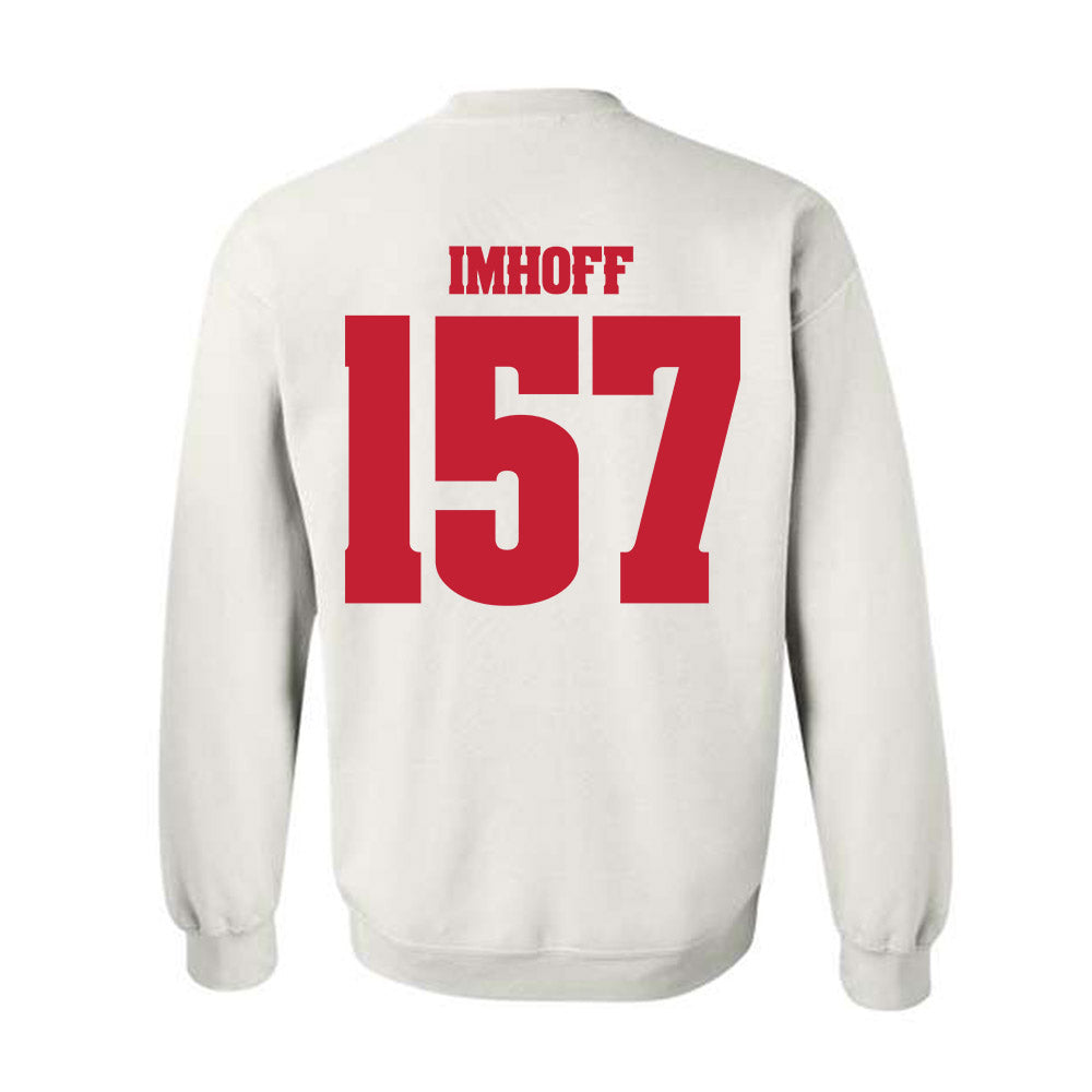Wisconsin - NCAA Wrestling : Tyson Imhoff - Classic Shersey Crewneck Sweatshirt-1