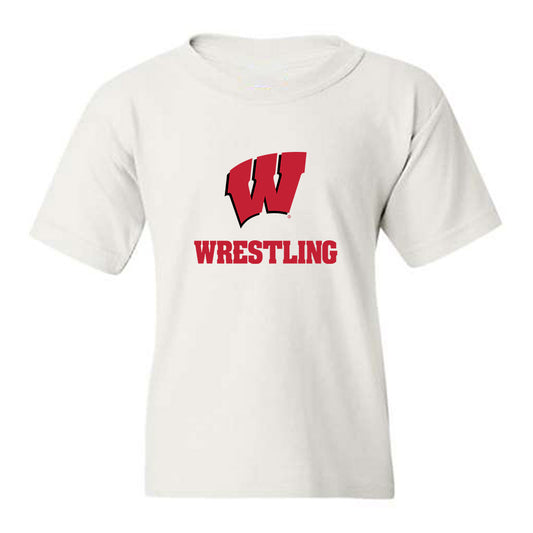 Wisconsin - NCAA Wrestling : Dylan Russo - Classic Shersey Youth T-Shirt-0