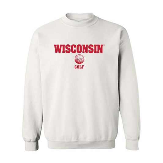Wisconsin - NCAA Women's Golf : Hadley Ashton - Sports Shersey Crewneck Sweatshirt-0