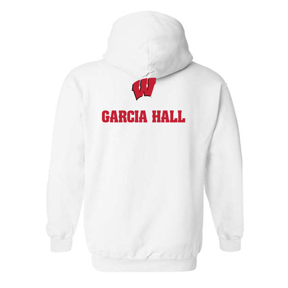 Wisconsin - NCAA Women's Rowing : Piper Garcia Hall - Sports Shersey Hooded Sweatshirt-1