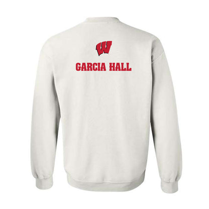 Wisconsin - NCAA Women's Rowing : Piper Garcia Hall - Sports Shersey Crewneck Sweatshirt-1