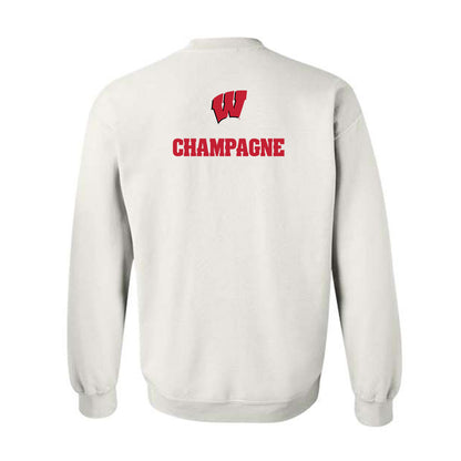 Wisconsin - NCAA Women's Rowing : Valerie Champagne - Sports Shersey Crewneck Sweatshirt-1