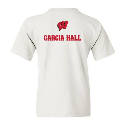 Wisconsin - NCAA Women's Rowing : Piper Garcia Hall - Sports Shersey Youth T-Shirt-1