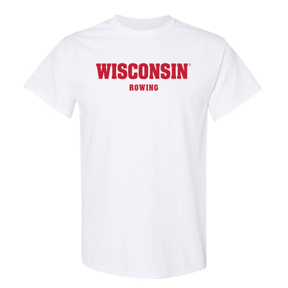 Wisconsin - NCAA Women's Rowing : Piper Garcia Hall - Sports Shersey T-Shirt-0