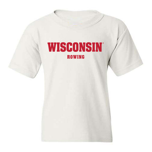 Wisconsin - NCAA Women's Rowing : Jamie Nick - Sports Shersey Youth T-Shirt-0
