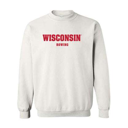 Wisconsin - NCAA Women's Rowing : Piper Garcia Hall - Sports Shersey Crewneck Sweatshirt-0