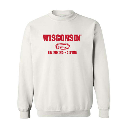 Wisconsin - NCAA Women's Swimming & Diving : Molly Simmons - Sports Shersey Crewneck Sweatshirt-0