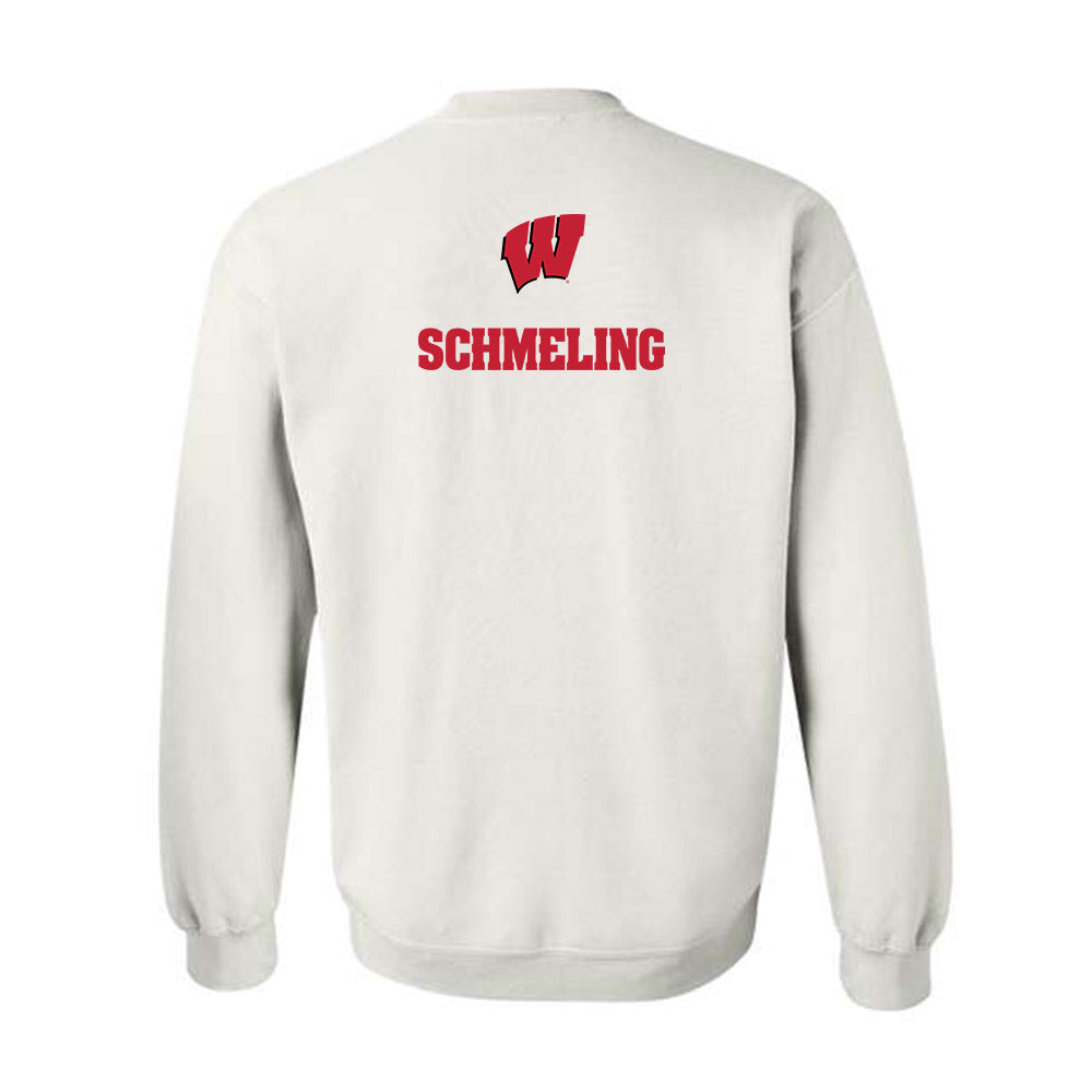 Wisconsin - NCAA Men's Track & Field : Jack Schmeling - Sports Shersey Crewneck Sweatshirt-1