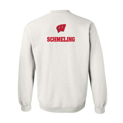 Wisconsin - NCAA Men's Track & Field : Jack Schmeling - Sports Shersey Crewneck Sweatshirt-1