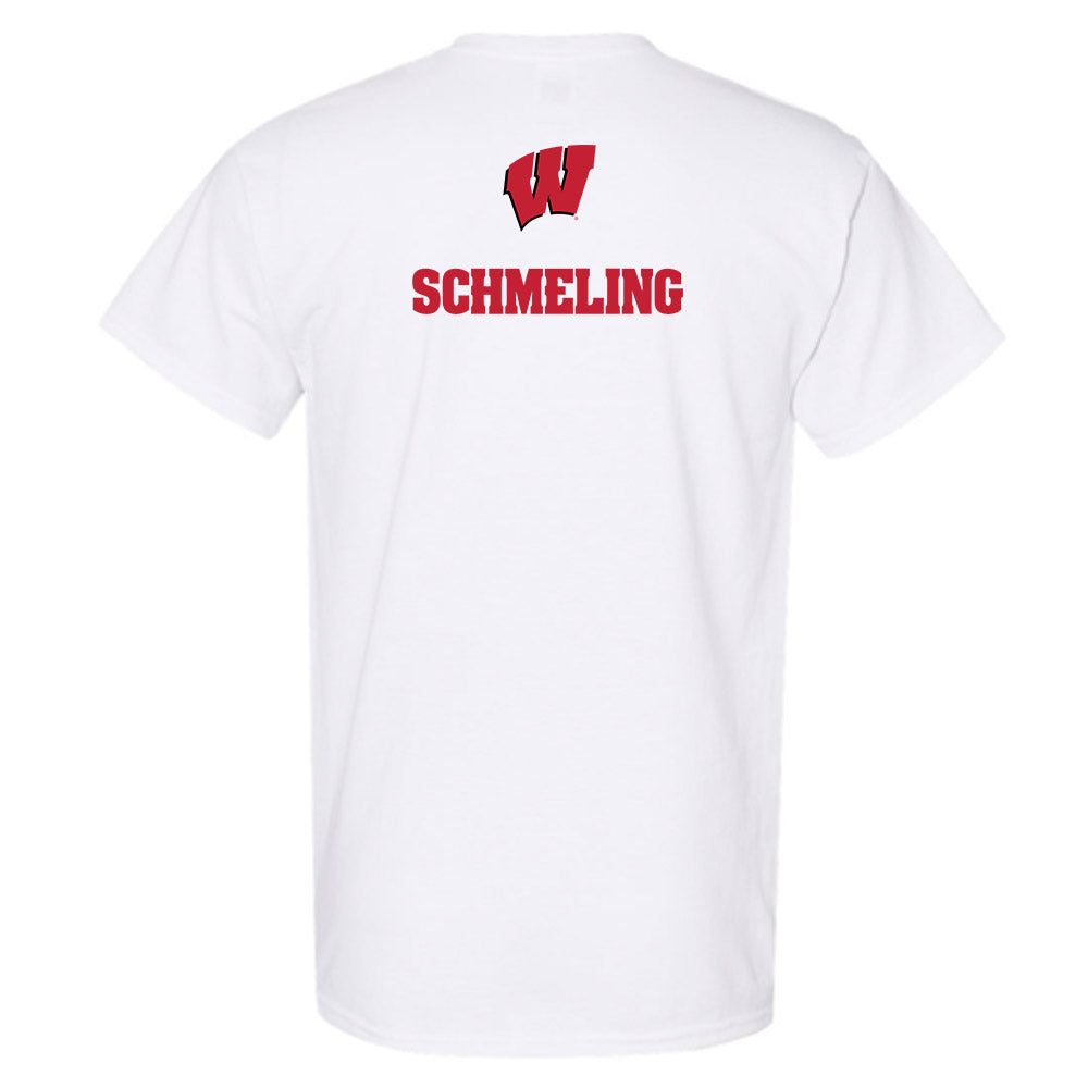 Wisconsin - NCAA Men's Track & Field : Jack Schmeling - Sports Shersey T-Shirt-1