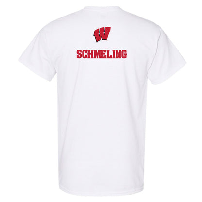 Wisconsin - NCAA Men's Track & Field : Jack Schmeling - Sports Shersey T-Shirt-1