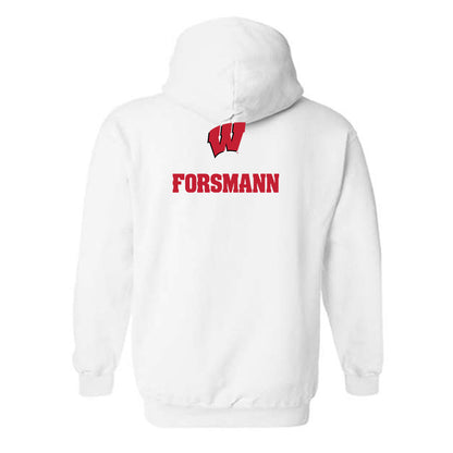 Wisconsin - NCAA Men's Track & Field : Lorenz Forsmann - Sports Shersey Hooded Sweatshirt-1
