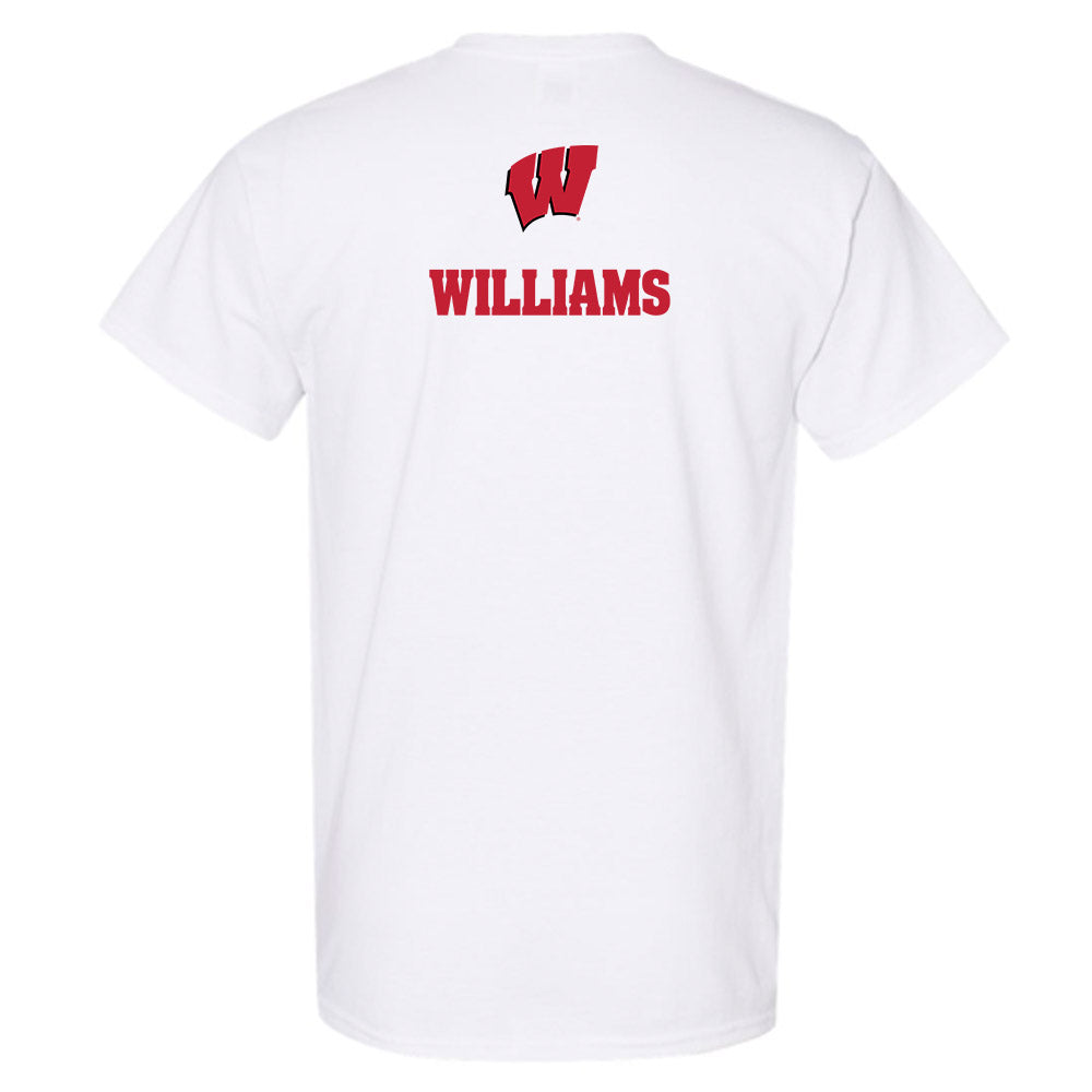 Wisconsin - NCAA Men's Track & Field : Jalen Williams - Sports Shersey T-Shirt-1