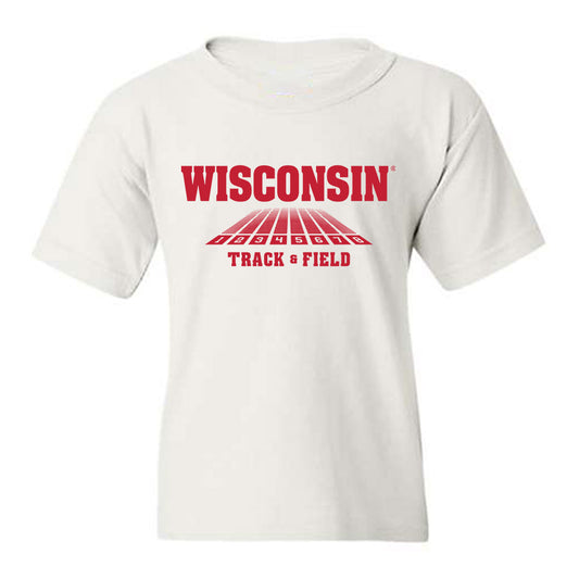 Wisconsin - NCAA Men's Track & Field : Darius Jones II - Sports Shersey Youth T-Shirt-0