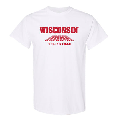 Wisconsin - NCAA Men's Track & Field : Jack Schmeling - Sports Shersey T-Shirt-0
