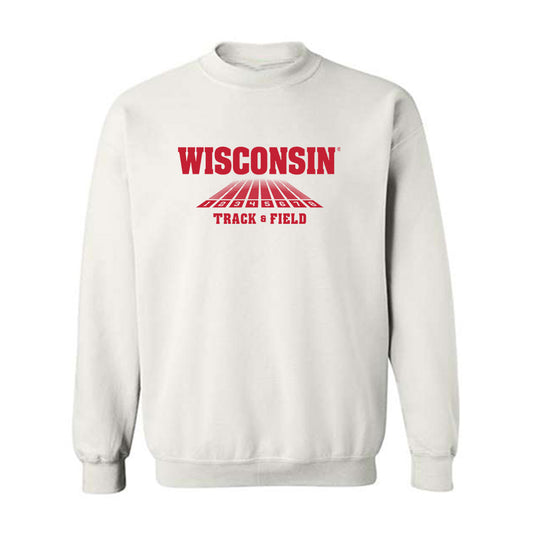 Wisconsin - NCAA Women's Track & Field : Catalina Sanchious - Sports Shersey Crewneck Sweatshirt-0