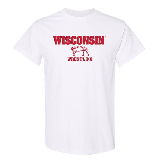 Wisconsin - NCAA Wrestling : Peter Tomazevic - Sports Shersey T-Shirt-0